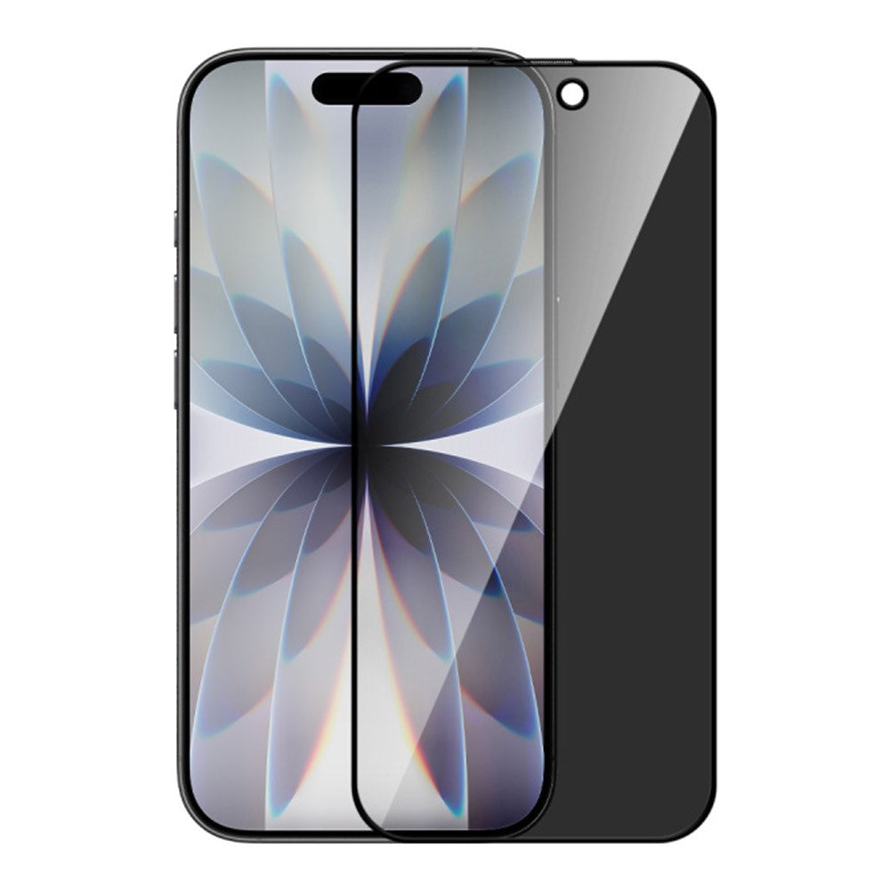 ZGA til iPhone Air Anti-spy Skærmbeskytter 3D Fuld Dækning Antistatisk Høj Aluminium-Silicium Glasfilm