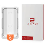 LEREACH For Xiaomi 17T Tempered Glass Full Screen Protector Anti-Fingerprint Film with Dust-Free Installation Tool