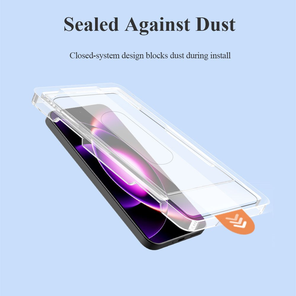 LEREACH For Xiaomi 17T Tempered Glass Full Screen Protector Anti-Fingerprint Film with Dust-Free Installation Tool
