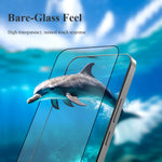 LEREACH For Xiaomi 17T Tempered Glass Full Screen Protector Anti-Fingerprint Film with Dust-Free Installation Tool