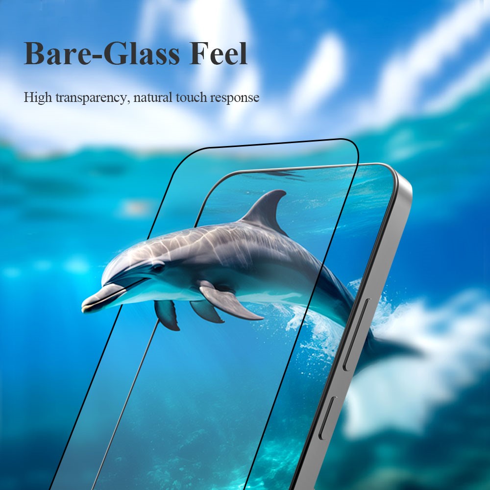 LEREACH For Xiaomi 17T Tempered Glass Full Screen Protector Anti-Fingerprint Film with Dust-Free Installation Tool