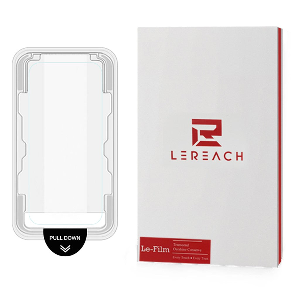 LEREACH For Xiaomi 17T Tempered Glass Full Screen Protector Anti-Fingerprint Film with Dust-Free Installation Tool