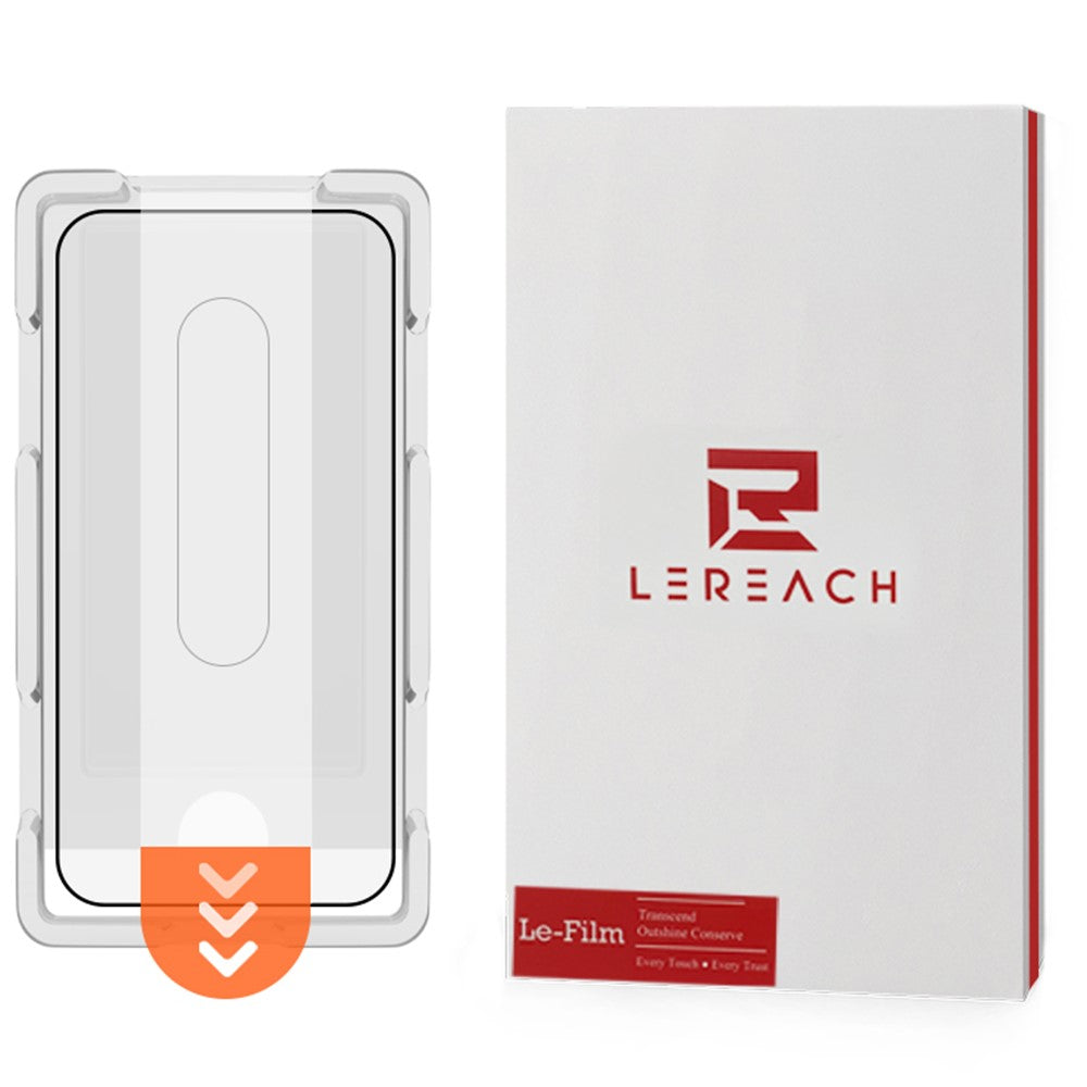 LEREACH För Xiaomi 17T Pro Härdat Glas Helskärmsskydd Anti-Fingeravtrycksfilm med Dammfritt Installationsverktyg