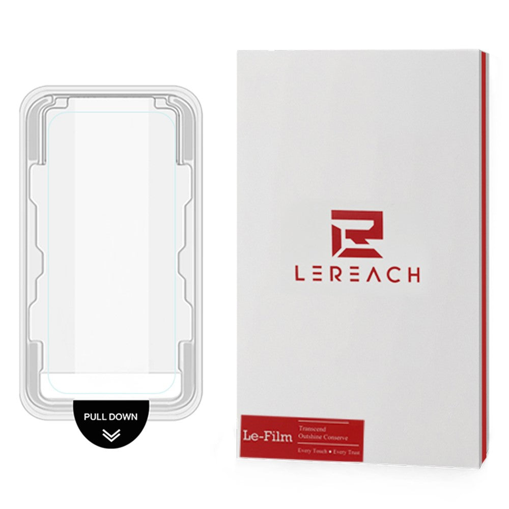 LEREACH För Xiaomi 17T Pro Härdat Glas Helskärmsskydd Anti-Fingeravtrycksfilm med Dammfritt Installationsverktyg
