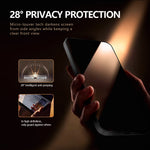 LEREACH For Xiaomi 17T Privacy Tempered Glass Screen Protector 28° Anti-spy Full Cover Film