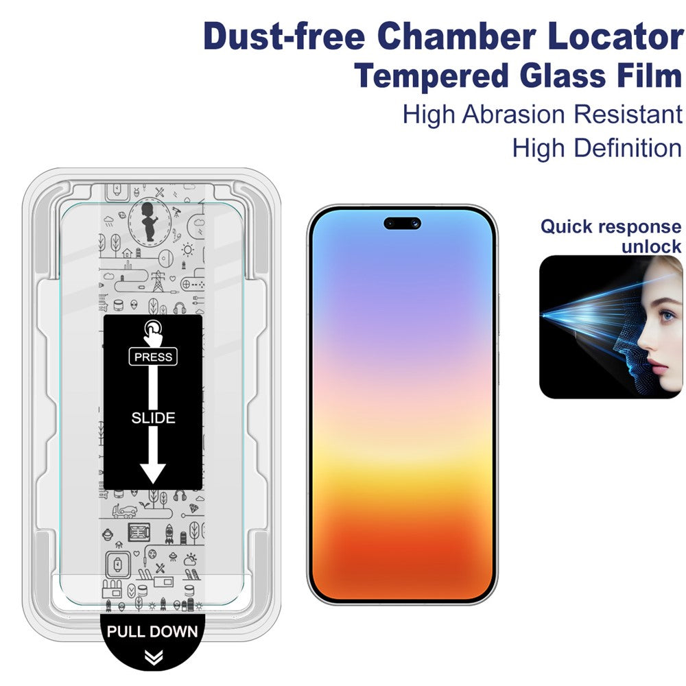IMAK H Series For Huawei Pura 90 Tempered Glass Screen Protector Film with Dust-free Installation Tool