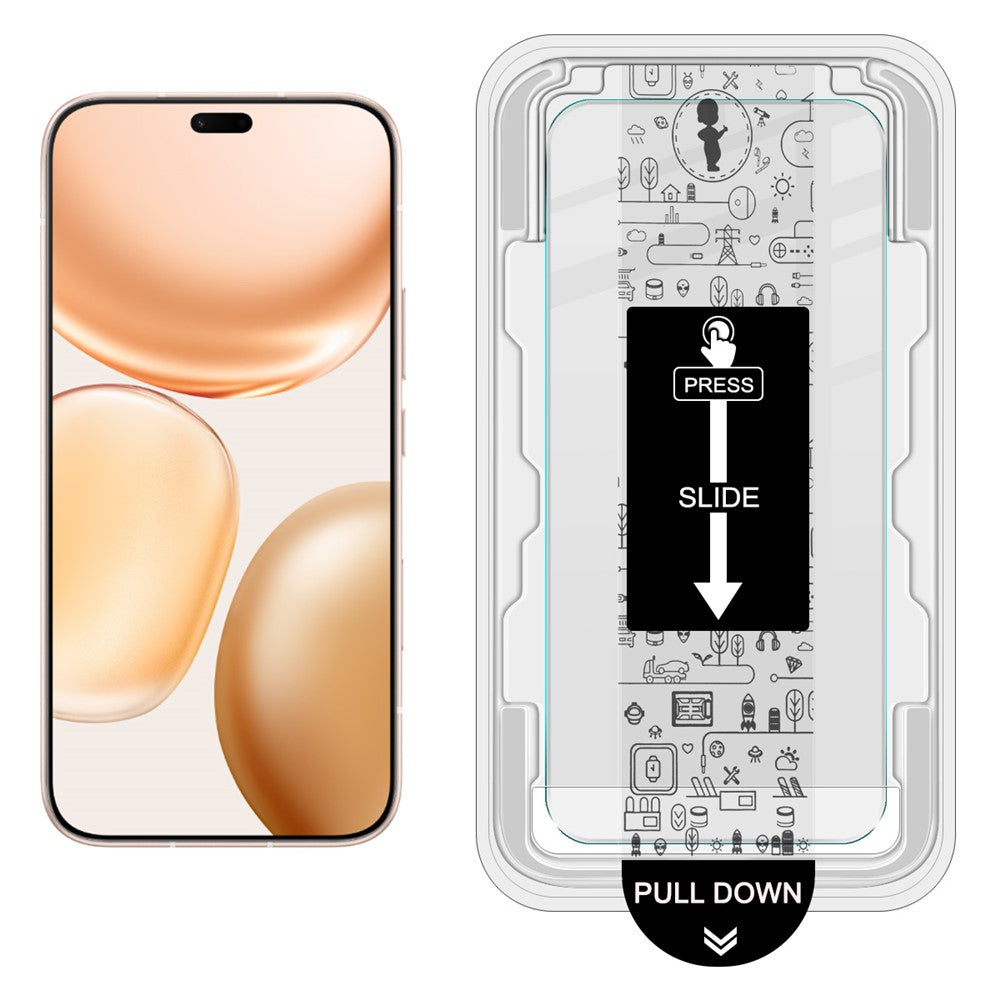 IMAK H Series For Honor Play11 Plus 5G Tempered Glass Screen Protector Easy Installation Film with Auto Dust-Remove Tool