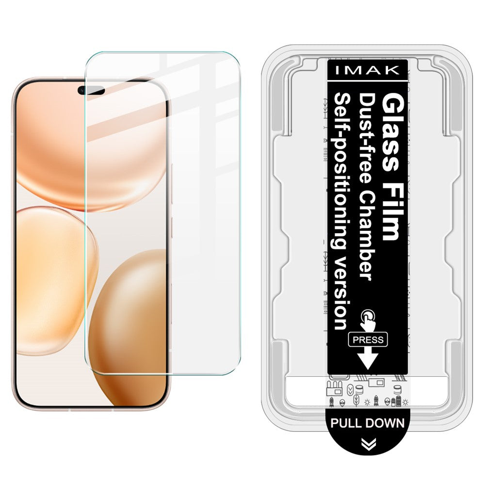 IMAK H Series For Honor Play11 Plus 5G Tempered Glass Screen Protector Easy Installation Film with Auto Dust-Remove Tool