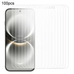 100Pcs For Huawei nova 15 Max Screen Protector Full Glue Anti-Scratch Tempered Glass Film (NOT Complete Covering) (No Package, with Wipes Set, Dust-absorber, Guide Sticker)
