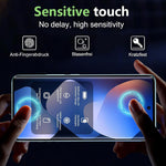 For Xiaomi Redmi Note 14 Pro+ 5G Full Screen Protector Full Glue Curved Edges Anti-fingerprint Tempered Glass Film