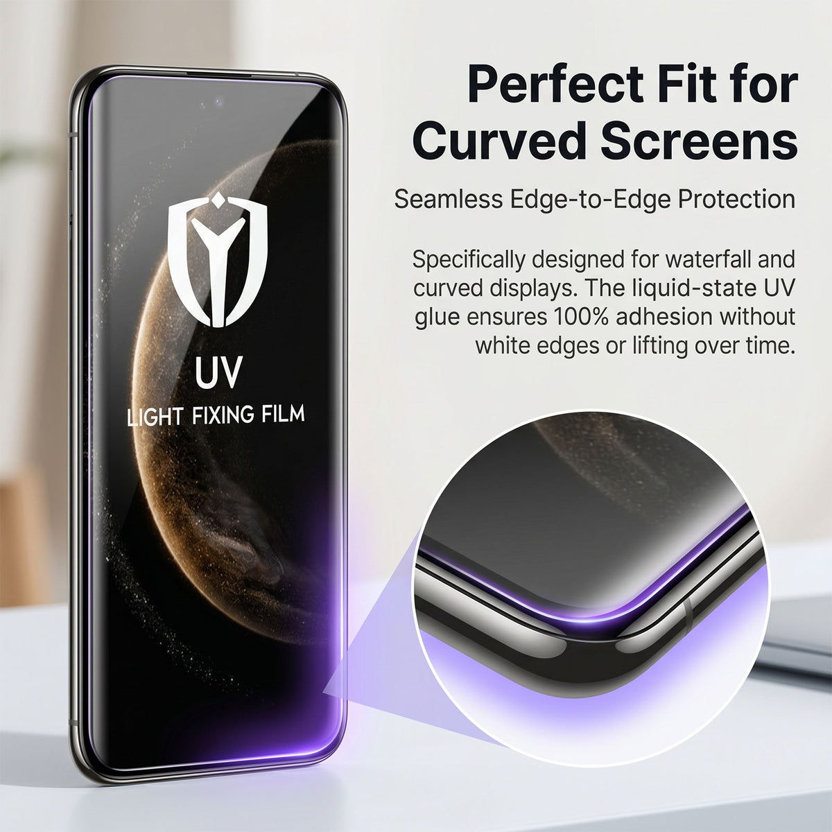 For Huawei Pura 80 Pro+ / Huawei Pura 80 Pro PET Screen Protector Full Coverage Full Glue UV Film