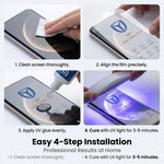 For Huawei Pura 80 Pro+ / Huawei Pura 80 Pro PET Screen Protector Full Coverage Full Glue UV Film