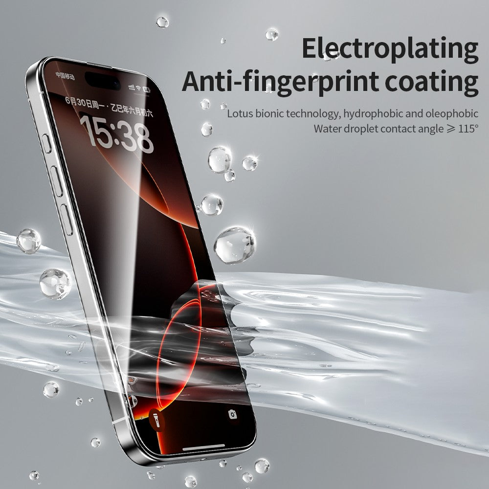 ZGA til iPhone 16e / iPhone 17e Skærmbeskytter Antistatisk Høj Aluminium-Siliciumglas HD-film