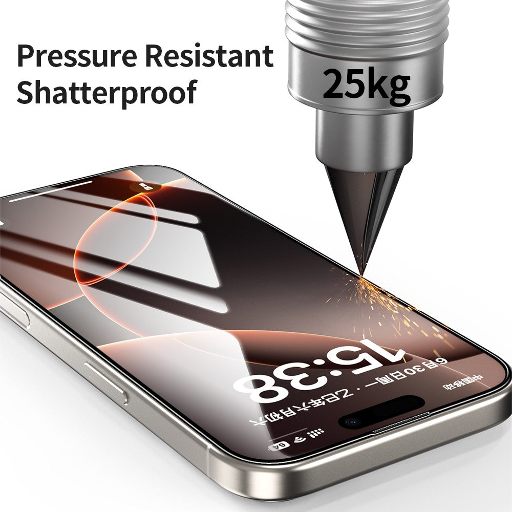 ZGA til iPhone 16e / iPhone 17e Skærmbeskytter Antistatisk Høj Aluminium-Siliciumglas HD-film