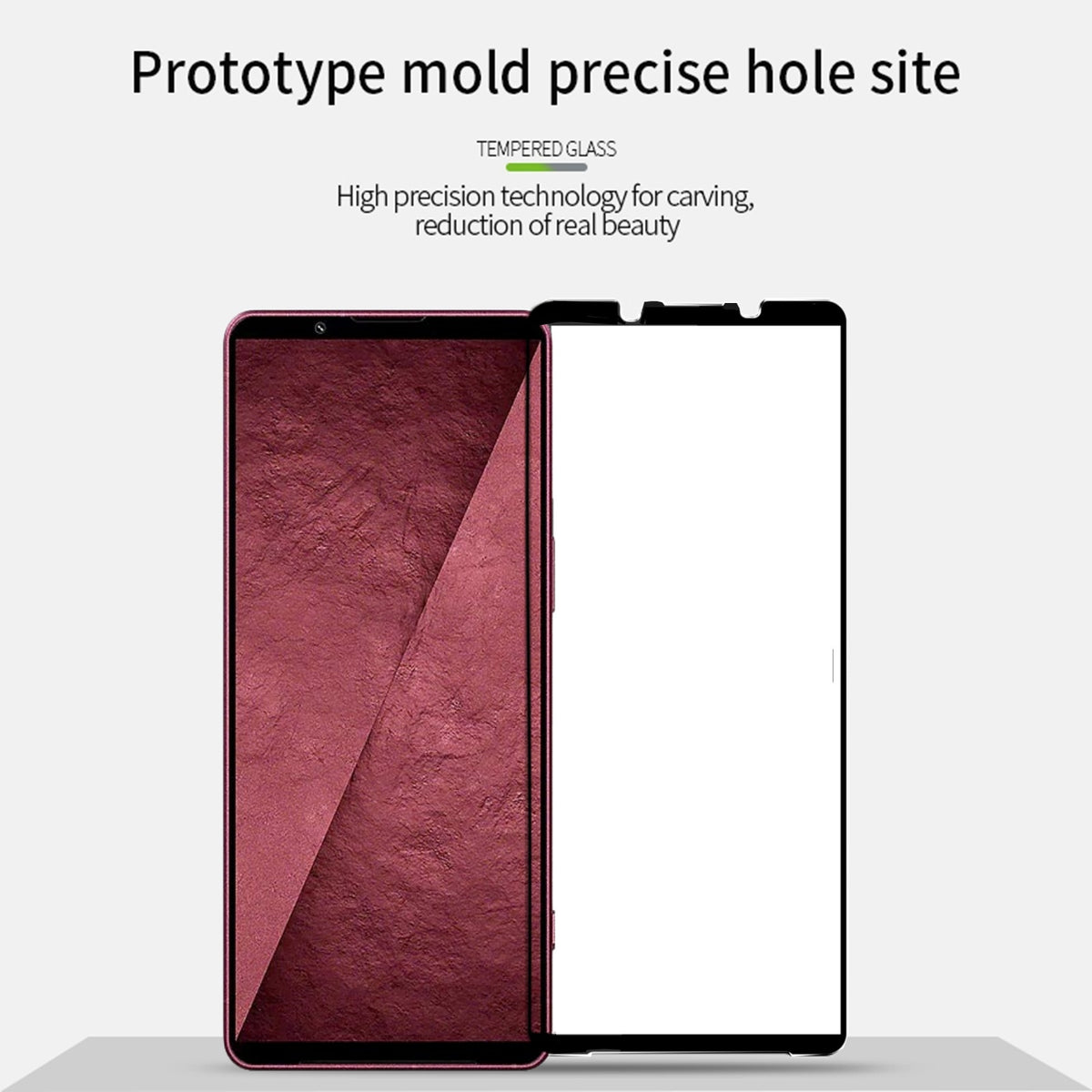 MOFI for Sony Xperia 1 VIII Screen Protector 9H Full Glue Full Coverage High Aluminum-Silicon Glass Film