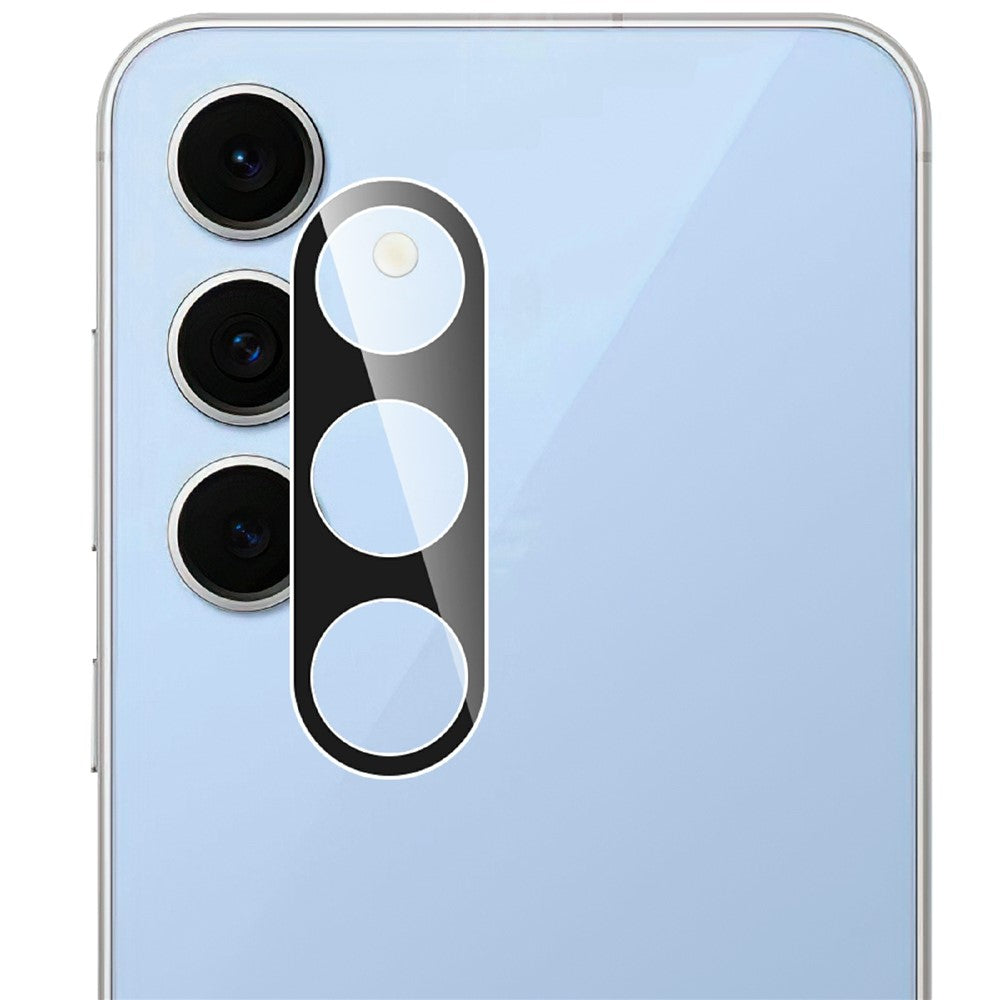 Til Samsung Galaxy S26 FE Kameraglas Beskyttelse Sort Hærdet Glas Linsefilm