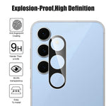 Til Samsung Galaxy S26 FE Kameraglas Beskyttelse Sort Hærdet Glas Linsefilm