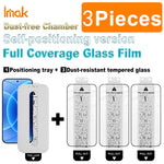 IMAK 3Pcs For Xiaomi 17 Max Tempered Glass Full Screen Protector Full Glue Film with Dust-free Installation Tool