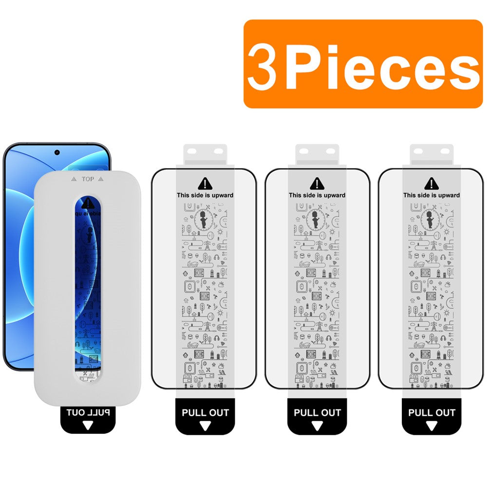 IMAK 3Pcs For Xiaomi 17 Max Tempered Glass Full Screen Protector Full Glue Film with Dust-free Installation Tool