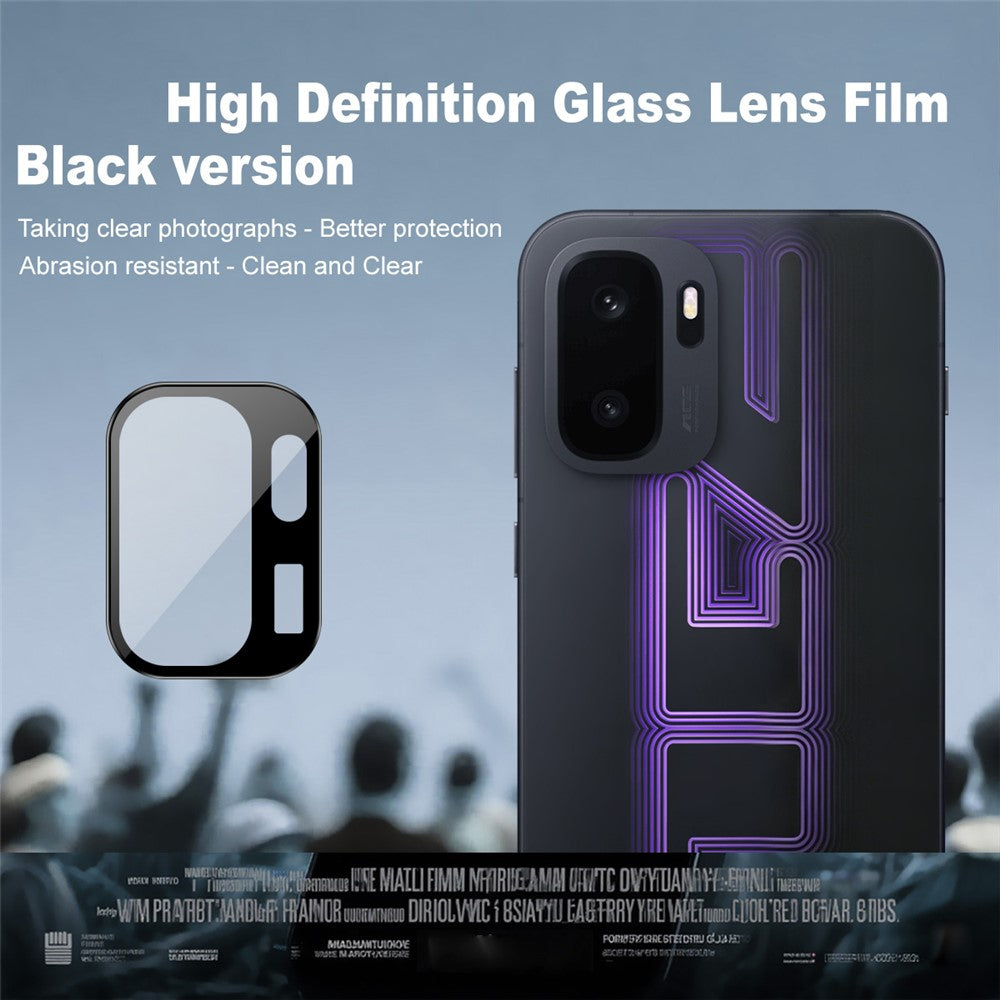 IMAK til OnePlus Ace 6 Ultra 5G Kameralinse Beskyttelsesfilm Hærdet Glas HD Klar Fuld Dækning Linsefilm