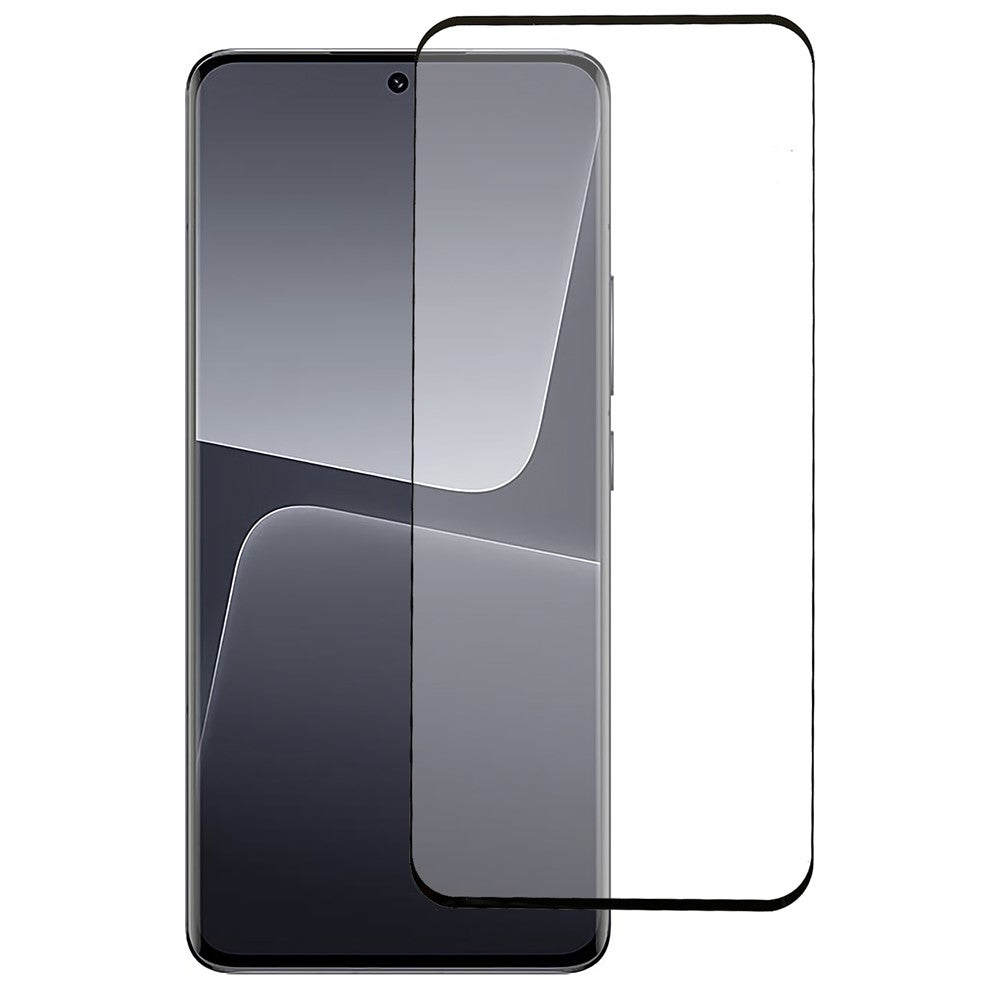 Sidohäftande härdat glasfilm för Xiaomi 13 Pro 5G, Fullskärm HD 3D böjt skärmskydd