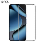 RURIHAI 10Pcs For Google Pixel 11 Pro / 11 / 10 Pro / 10 / 9 Pro / 9 Full Glue Screen Protector High Aluminium Silicon Glass Film, Ultrasonic Fingerprint Unlock