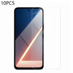 RURIHAI 10 st. för Xiaomi Poco M8s 5G skärmskydd 0,26 mm 2,5D heltäckande högaluminiumkiselglasfilm (inte heltäckande)