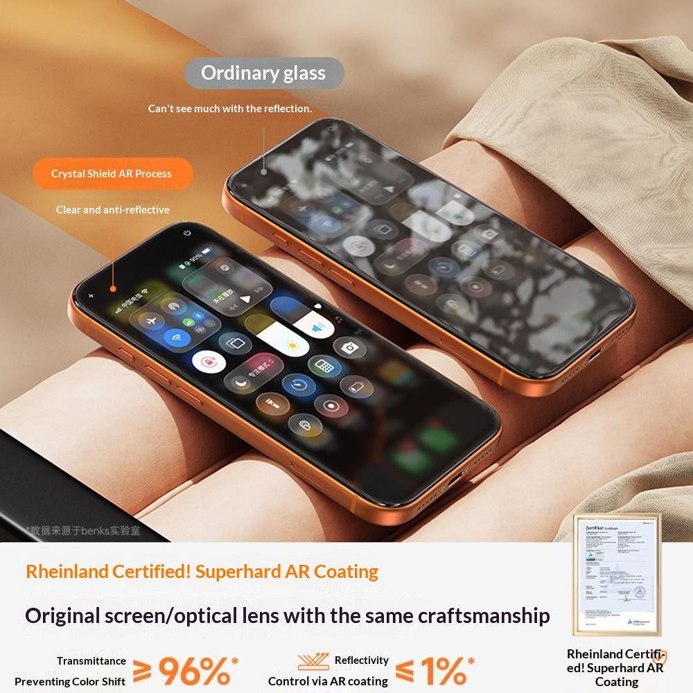 BENKS for iPhone 17 Pro Screen Protector Lithium Aluminum-silicon Glass AR Anti-Reflective Film