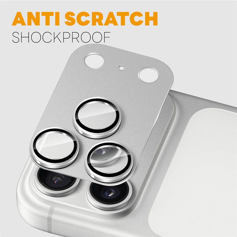 NORTHJO For iPhone 18 Pro Camera Lens Protector Matte Integrated Metal Tempered Glass Lens Film (Full Coverage)