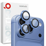 NORTHJO Til iPhone 18 Pro / 18 Pro Max Kameralinsebeskytter Hærdet Glas Linsefilm Metalringbeskyttelse 1:1 Originalt Design