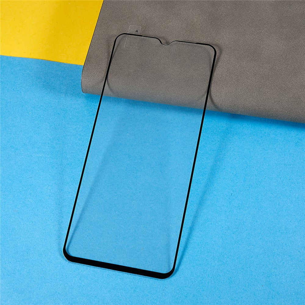 Hærdet glasfilm til Samsung Galaxy A34 5G, silketryk, eksplosionssikker HD Klar Fuld Skærmbeskytter (Fuld Lim)
