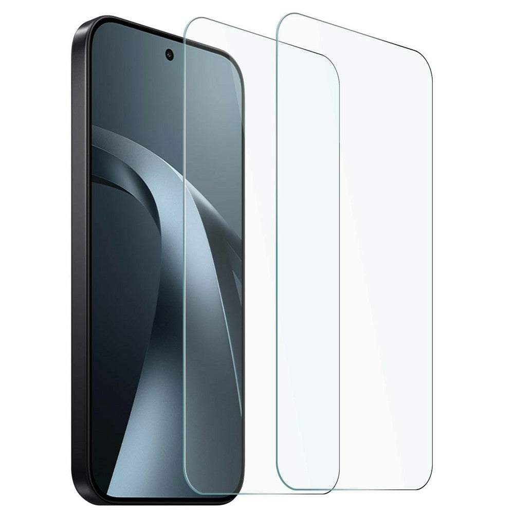 NORTHJO A+ 2Pcs For Xiaomi 17T Tempered Glass Screen Protector 0.3mm 2.5D HD Film (NOT Complete Covering)