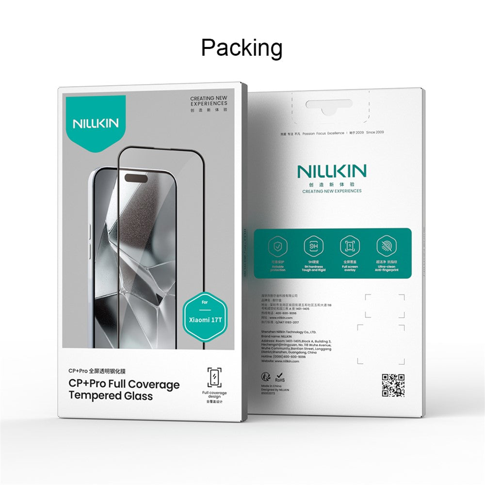 NILLKIN CP+PRO For Xiaomi 17T Screen Protector Ultra Clear AGC Glass Film