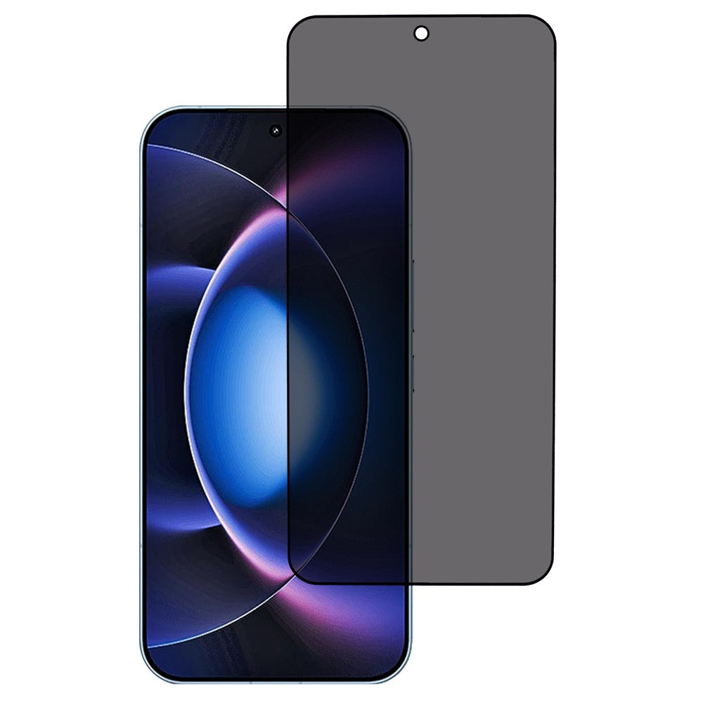 Xiaomi 17 Max anti-spy-skærmbeskyttelse i fuld størrelse med silketryk, fuldklæbende lim, privatlivsbeskyttelse og hærdet aluminiums-siliciumglasfilm (fingeraftryksblokering)