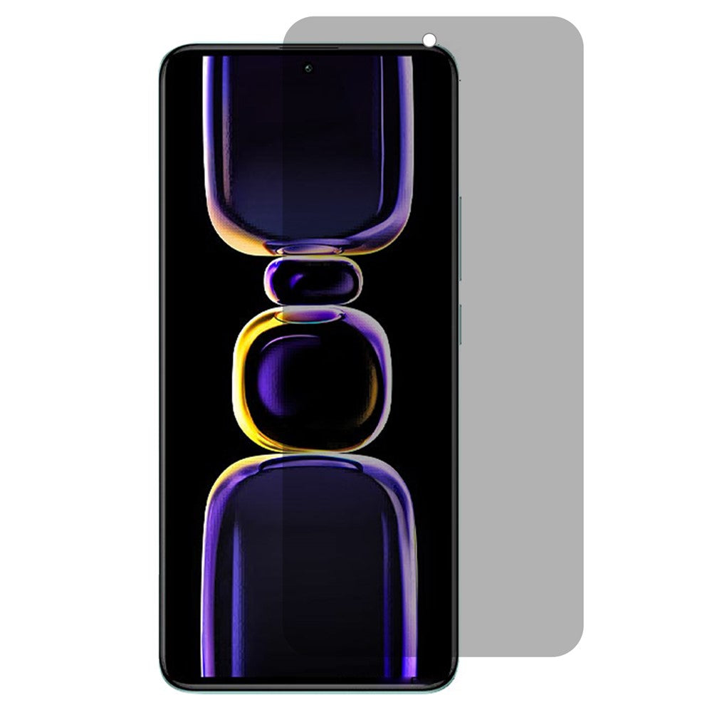 For Xiaomi Poco F5 Pro 5G / Redmi K60 Pro 5G / K60 5G Anti-spy Screen Film, Full Covering Anti-explosion Tempered Glass Phone Screen Protector