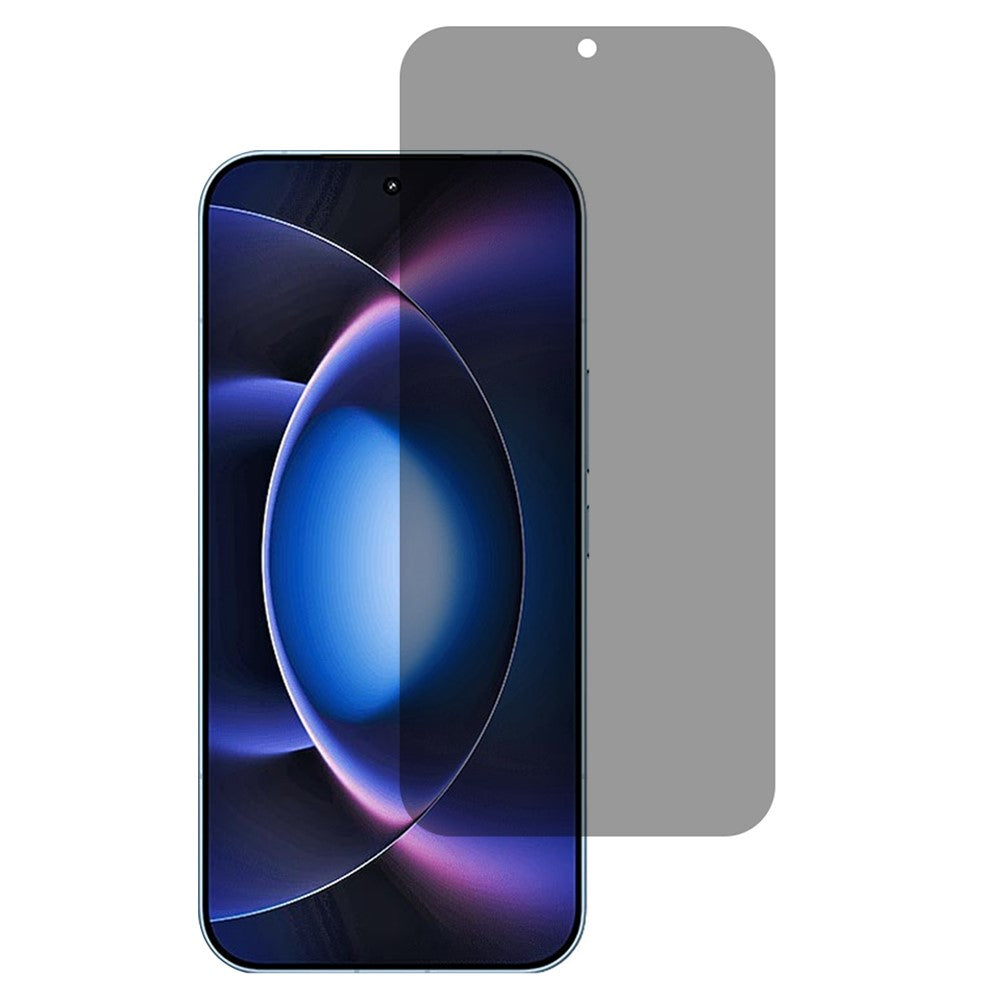 AMORUS For Xiaomi 17 Max 2.5D Arc Edge Anti Spy Full Screen Protector High Aluminium-silicon Glass Film (Fingerprint Unlock)