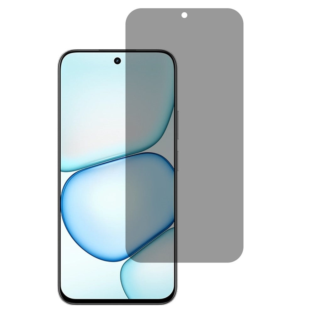 For Realme C100 4G 2.5D Arc Edge Anti-Spy Full Screen Protector Full Glue High Aluminum-Silicon Glass Film