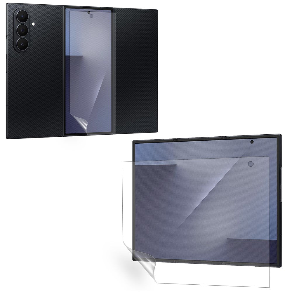 For Samsung Galaxy Z TriFold 5G Hydrogel Film Set Matte Anti-fingerprint Front + Inside TPU Screen Protector