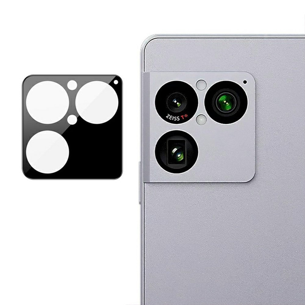 For Sony Xperia 1 VIII Tempered Glass Lens Protector Black Silk Printing Camera Lens Film
