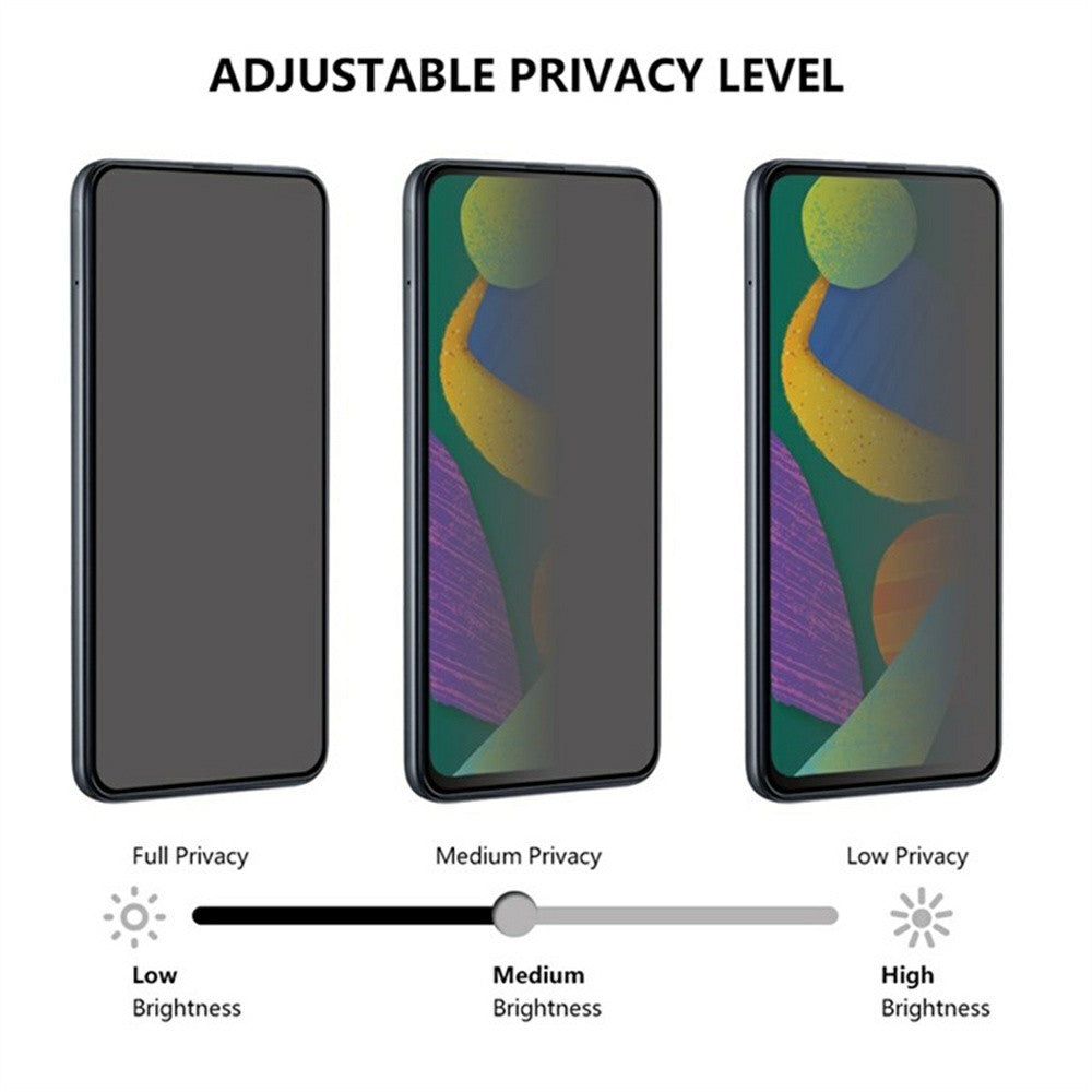For Huawei nova 16 5G 180 Degree Anti-Peep Tempered Glass Black Edge Privacy Protection Full Screen Protector, Full Glue