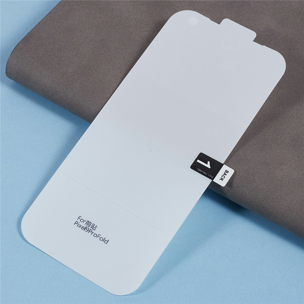 For Google Pixel 10 Pro Fold Screen Protector Set, Front + Back Full Cover TPU+PET Hydrogel Film