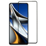 Xiaomi Poco X5 Pro 5G / Redmi Note 12 Pro Speed 5G Silkestryck Härdat Glas Skärmskydd Heltäckande Helklistrad Svart Kant Reptålig Film