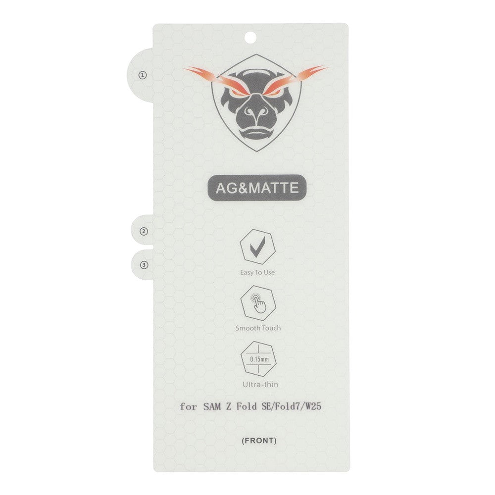 Til Samsung Galaxy Z TriFold 5G / Z Fold7 5G Mat Skærmbeskytter Anti-fingeraftryk TPU + PET Yderfilm