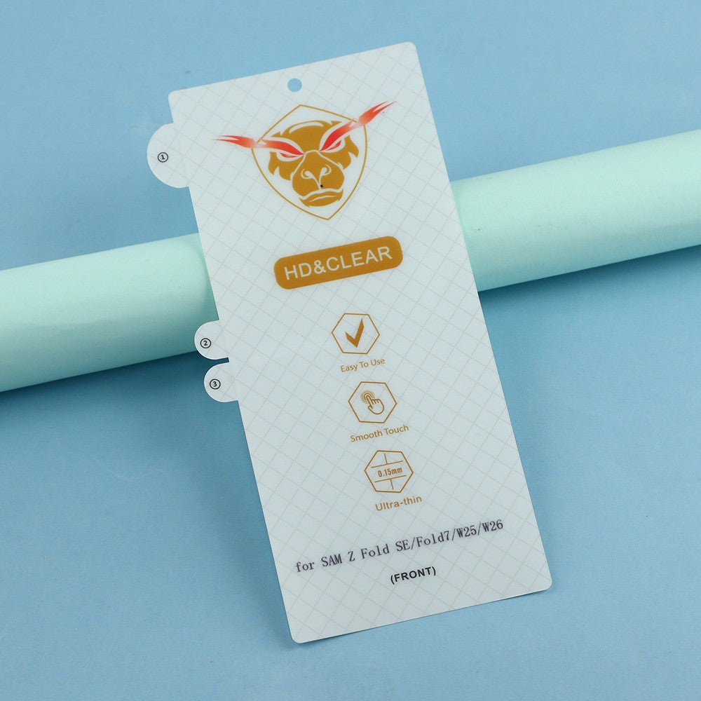 For Samsung Galaxy Z TriFold 5G / Z Fold7 5G Screen Protector HD Clear Anti-fingerprint TPU + PET Outer Film