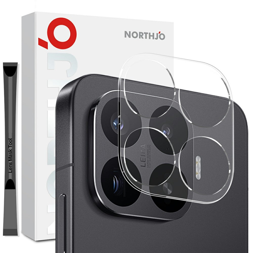 NORTHJO For Xiaomi 17T Pro Camera Lens Protector Tempered Glass HD Clear 3D Full Coverage