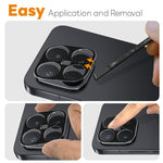 NORTHJO 2Pcs For Xiaomi 17T Pro Full Coverage Camera Lens Protector Silk Printing 3D Clear Tempered Glass Lens Film