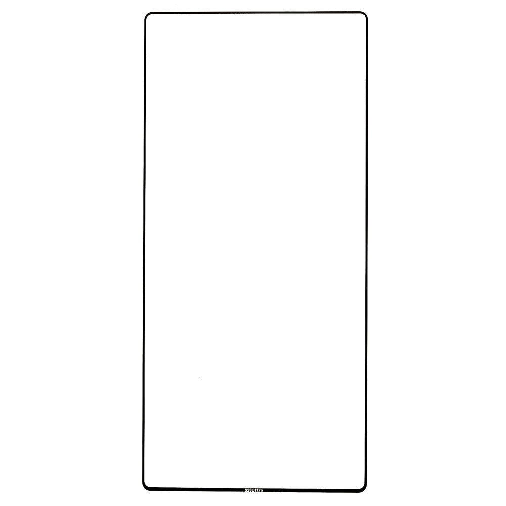 Samsung Galaxy S23 Ultra HD Clear Screen Protector Full Cover Full Glue Anti-Rep Härdat Glas Film, Stödjer Fingeravtryckslåsning
