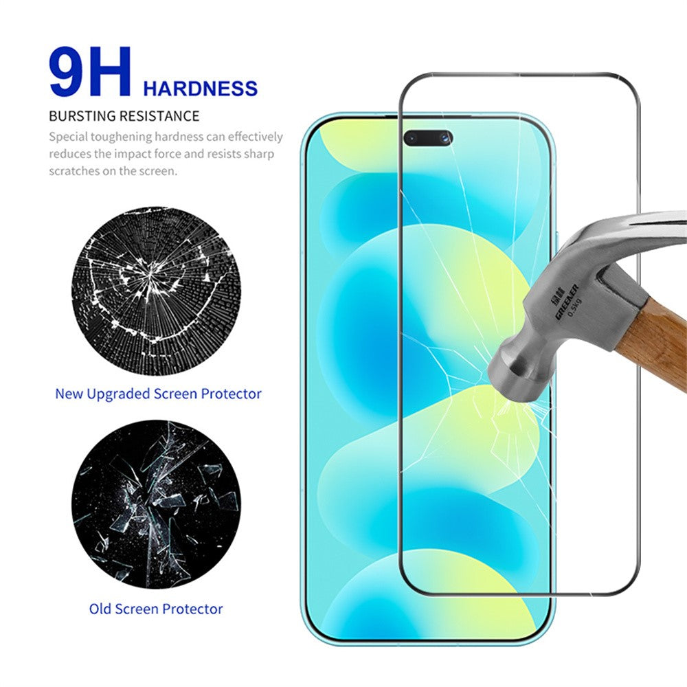 RURIHAI För Huawei Nova 16 Pro 5G / 16 Ultra 5G Skärmskydd Hög Aluminium-Silikon Glas mobilskärmfilm
