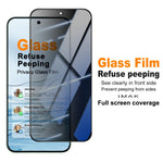 IMAK For Xiaomi Redmi Turbo 4 Pro 5G  /  Poco F7 5G  /  15T  /  15T Pro Privacy Screen Protector Anti Peep Full Cover Tempered Glass Film (Fingerprint Unlock)