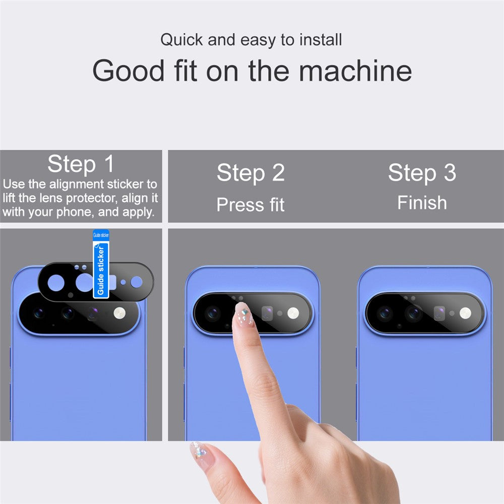 IMAK For Google Pixel 11 Camera Lens Protector Tempered Glass HD Clear Full Cover Lens Film